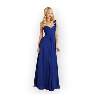 Allure 1267 Bridesmaid Dress Royal Size 2 NWT